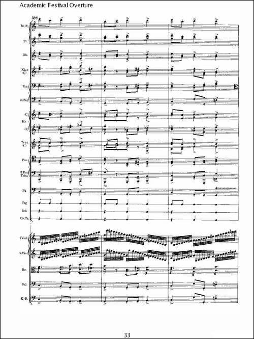 Academic-Festival-Overture-其他谱