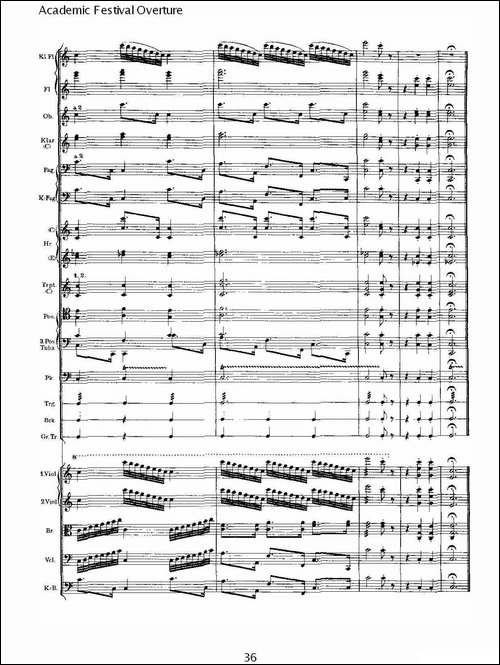 Academic-Festival-Overture-其他谱
