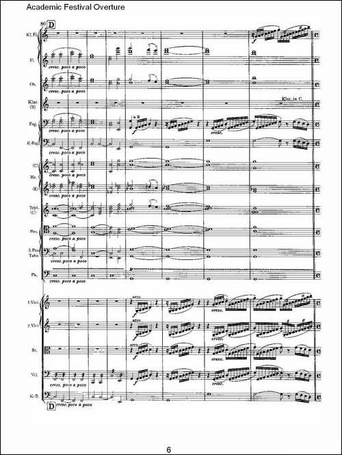 Academic-Festival-Overture-其他谱