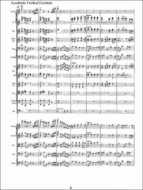 Academic-Festival-Overture-其他谱