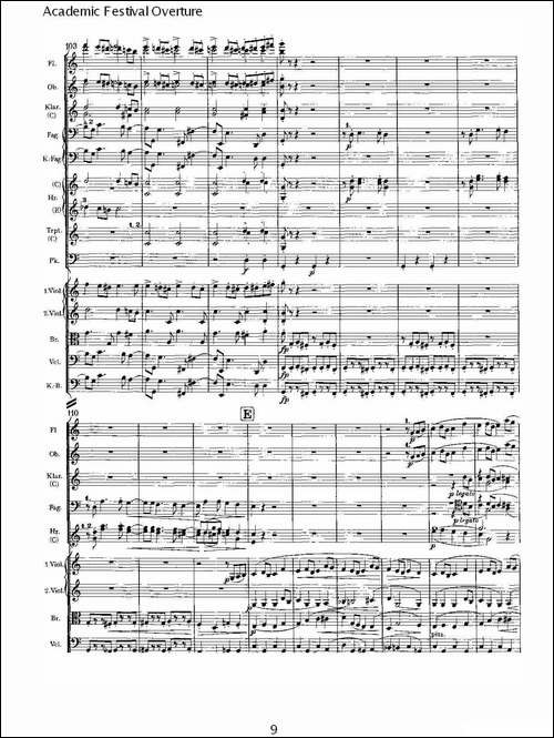 Academic-Festival-Overture-其他谱
