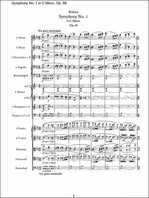 C小调第一交响曲,-Op.68-第一乐章-其他谱