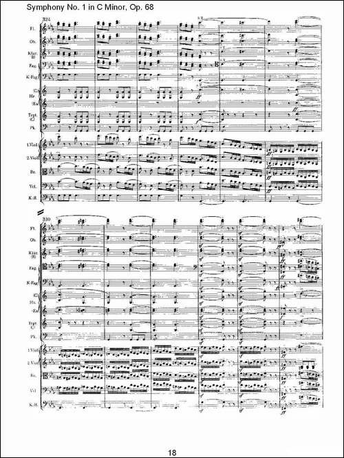 C小调第一交响曲,-Op.68-第一乐章-其他谱