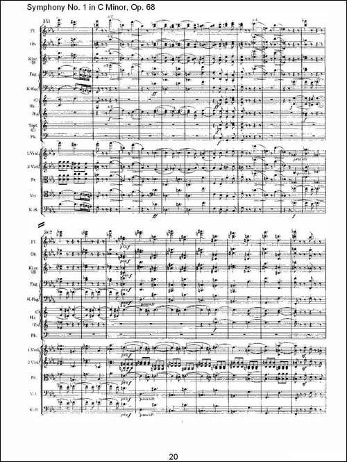 C小调第一交响曲,-Op.68-第一乐章-其他谱