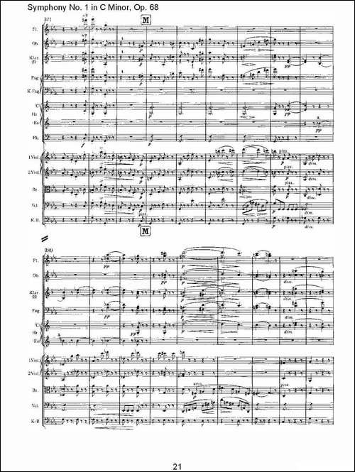 C小调第一交响曲,-Op.68-第一乐章-其他谱
