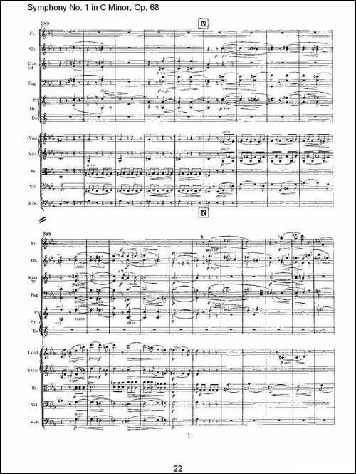 C小调第一交响曲,-Op.68-第一乐章-其他谱