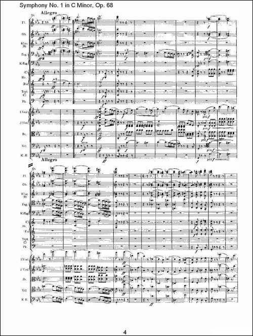 C小调第一交响曲,-Op.68-第一乐章-其他谱