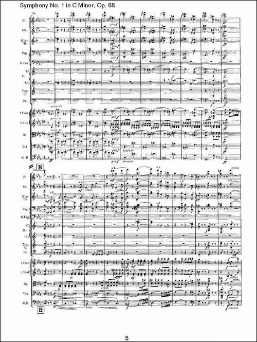 C小调第一交响曲,-Op.68-第一乐章-其他谱