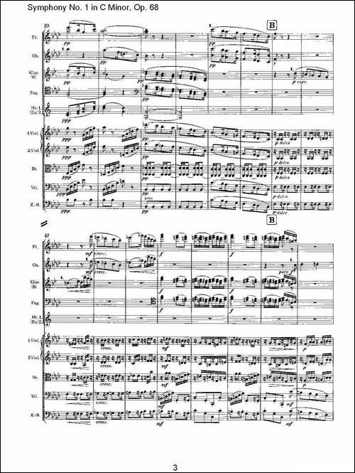 C小调第一交响曲,-Op.68-第三乐章-其他谱