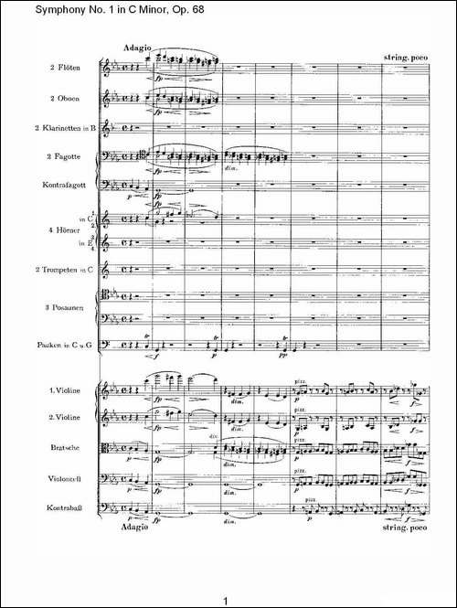 C小调第一交响曲,-Op.68-第四乐章-一-其他谱