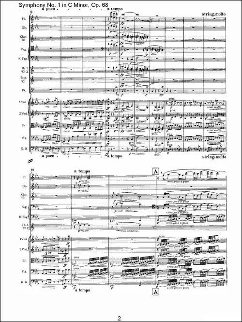 C小调第一交响曲,-Op.68-第四乐章-一-其他谱