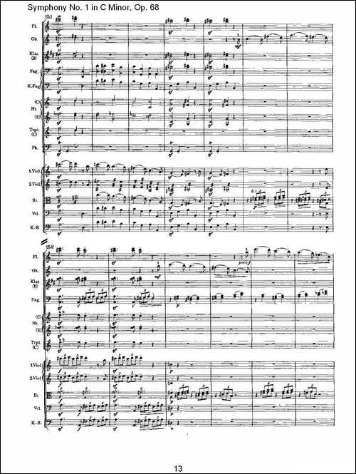 C小调第一交响曲,-Op.68-第四乐章-一-其他谱