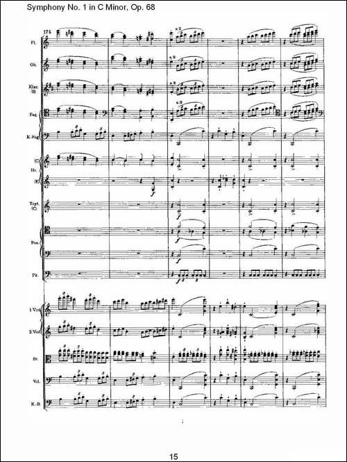 C小调第一交响曲,-Op.68-第四乐章-一-其他谱