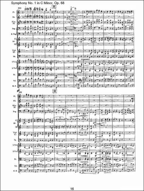 C小调第一交响曲,-Op.68-第四乐章-一-其他谱