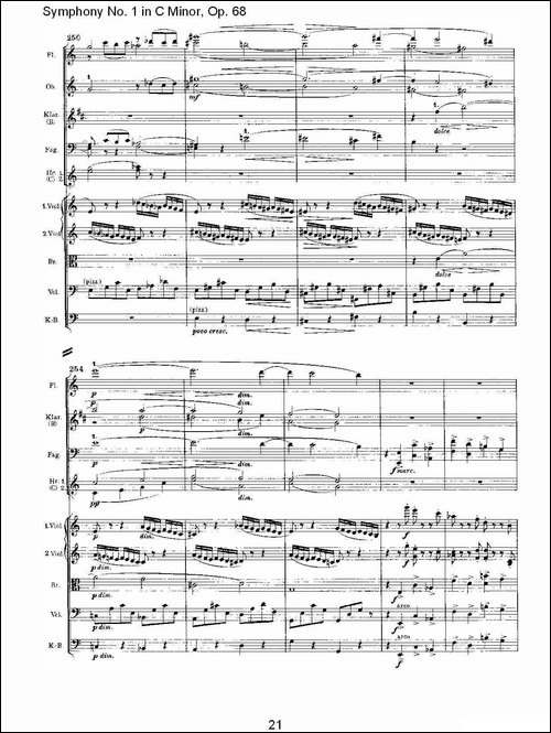 C小调第一交响曲,-Op.68-第四乐章-一-其他谱