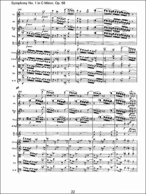 C小调第一交响曲,-Op.68-第四乐章-一-其他谱
