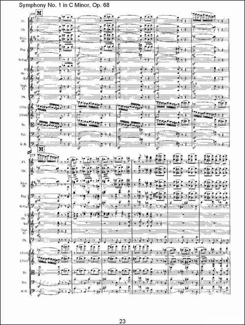 C小调第一交响曲,-Op.68-第四乐章-一-其他谱