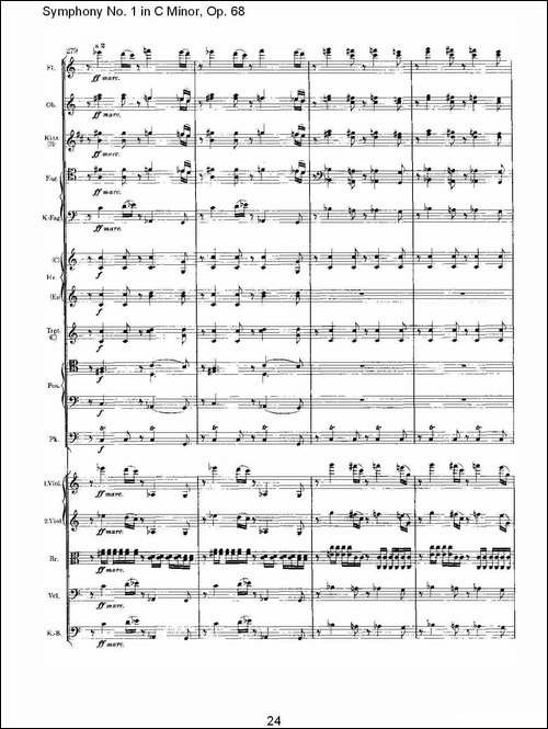 C小调第一交响曲,-Op.68-第四乐章-一-其他谱