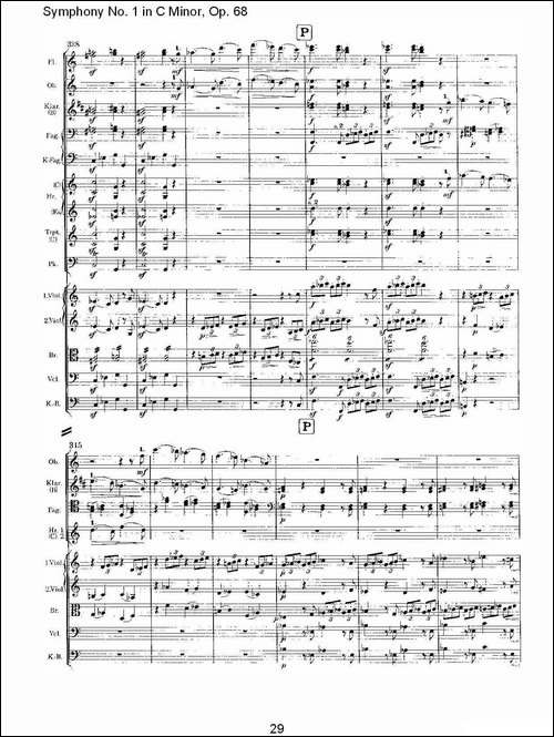 C小调第一交响曲,-Op.68-第四乐章-一-其他谱