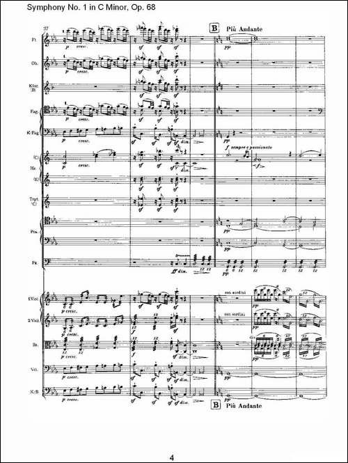 C小调第一交响曲,-Op.68-第四乐章-一-其他谱