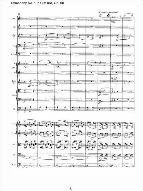 C小调第一交响曲,-Op.68-第四乐章-一-其他谱