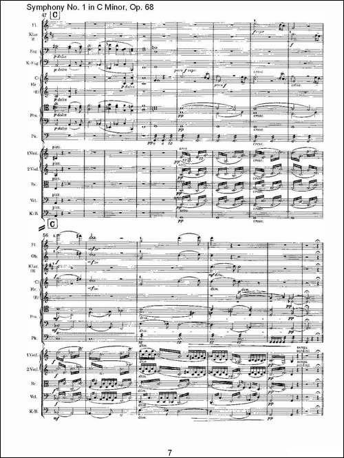 C小调第一交响曲,-Op.68-第四乐章-一-其他谱
