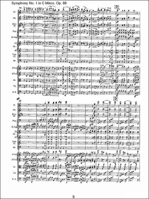 C小调第一交响曲,-Op.68-第四乐章-一-其他谱