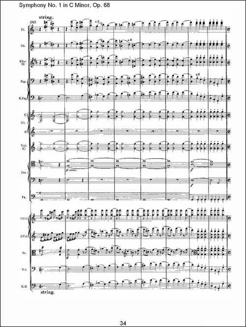 C小调第一交响曲,-Op.68-第四乐章-二-其他谱
