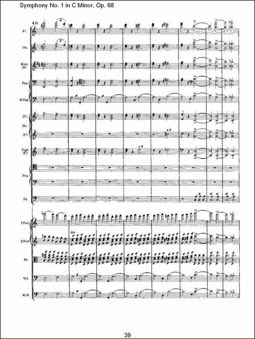 C小调第一交响曲,-Op.68-第四乐章-二-其他谱
