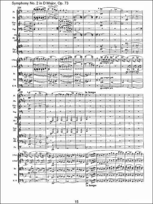 D大调第二交响曲,-Op.73第四乐章-其他谱
