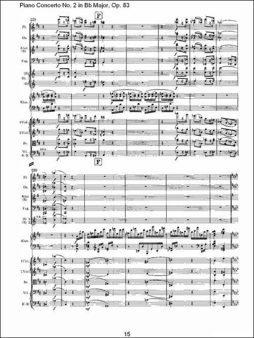 Bb大调钢琴第二协奏曲,-Op.83第四乐章-其他谱