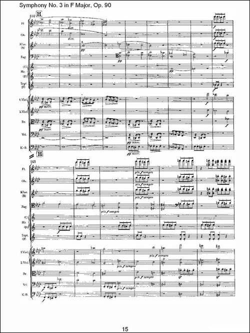 F大调第三交响曲,-Op.90第四乐章-其他谱