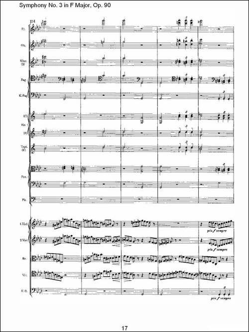 F大调第三交响曲,-Op.90第四乐章-其他谱