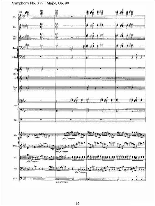F大调第三交响曲,-Op.90第四乐章-其他谱