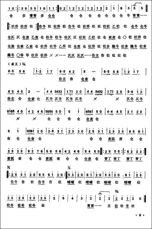 欢庆胜利-潮州大锣鼓-其他谱