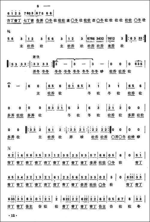 欢乐的节日-潮州大锣鼓-其他谱