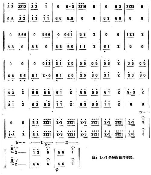 闹花灯-竹笛二胡二重奏-其他谱