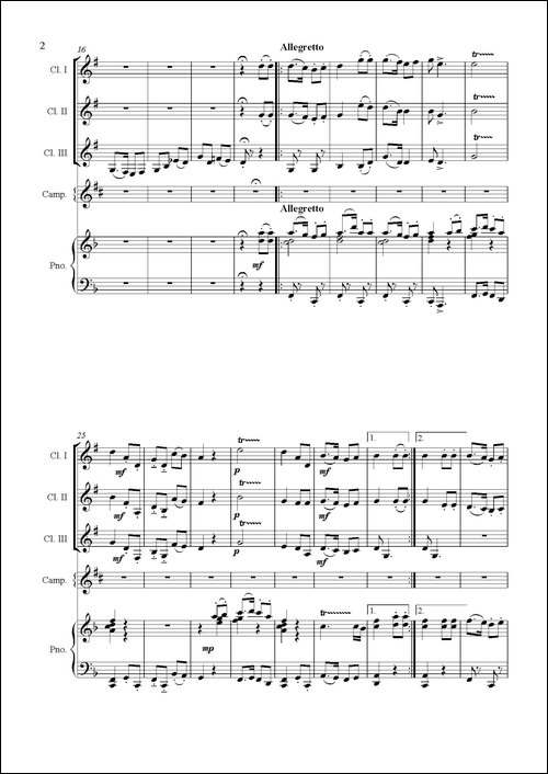 Rondo-Caprichoso-单簧管三重奏-其他谱