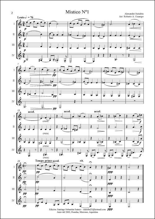 Dos-Piezas-de-Alexander-Scriabin-单簧管四重奏-其他谱