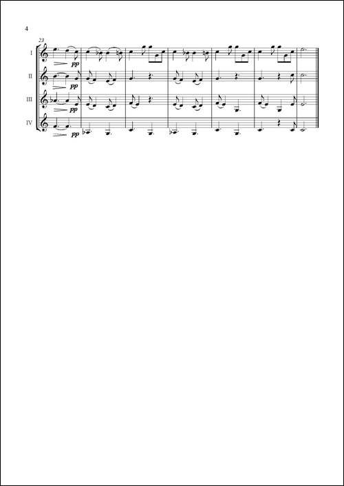 Dos-Piezas-de-Alexander-Scriabin-单簧管四重奏-其他谱