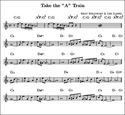Take-the-A-Train-单簧管-其他谱