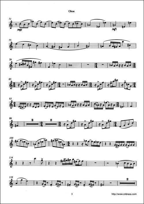 Trio-三重奏双簧管分谱-其他谱