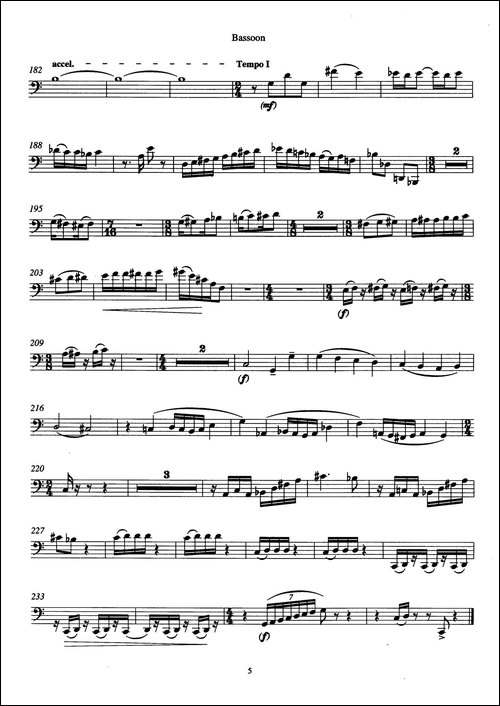 Trio-三重奏巴松分谱-其他谱