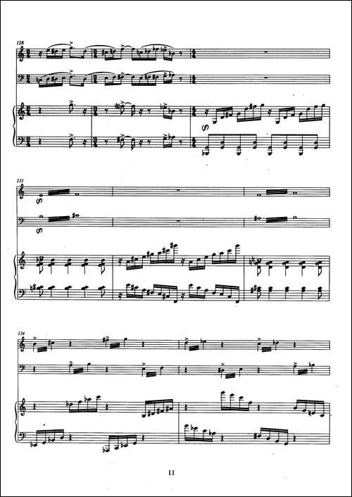 Trio-巴松、双簧管与钢琴三重奏总谱-其他谱