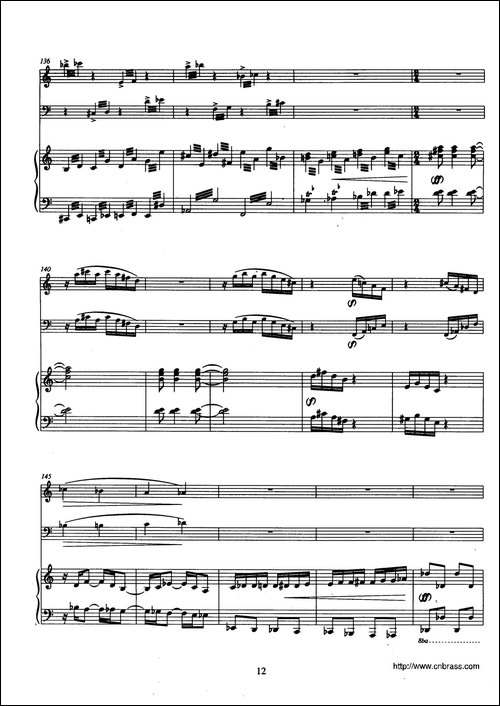 Trio-巴松、双簧管与钢琴三重奏总谱-其他谱