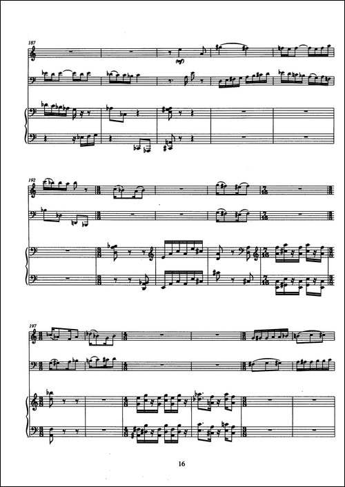 Trio-巴松、双簧管与钢琴三重奏总谱-其他谱