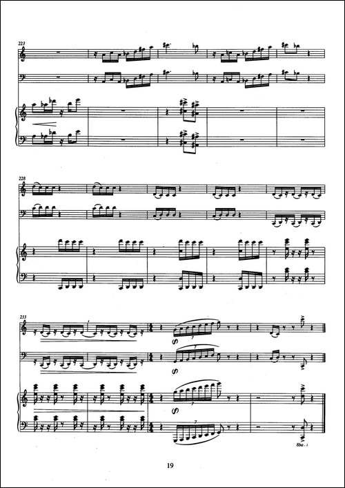 Trio-巴松、双簧管与钢琴三重奏总谱-其他谱