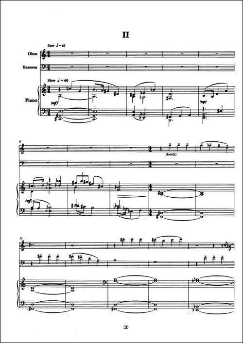 Trio-巴松、双簧管与钢琴三重奏总谱-其他谱