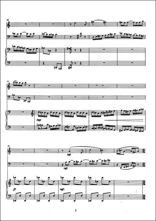 Trio-巴松、双簧管与钢琴三重奏总谱-其他谱