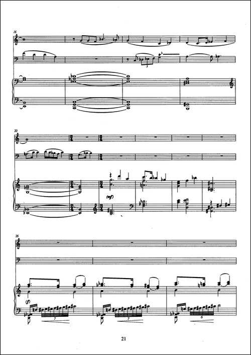 Trio-巴松、双簧管与钢琴三重奏总谱-其他谱
